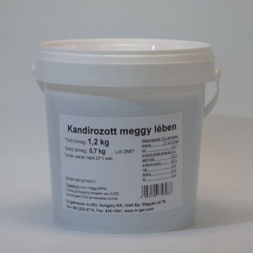 Kandírozott meggy lében