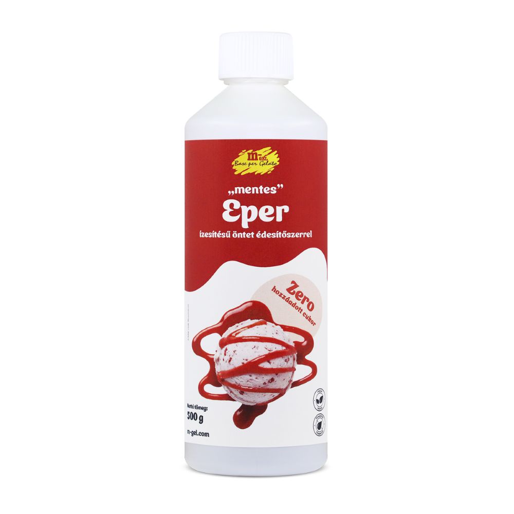 "Mentes" eper öntet zéró hozzáadott cukorral 500 g