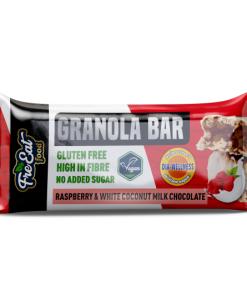 Dia-wellness Granola szelet málna fehércsoki 50 g