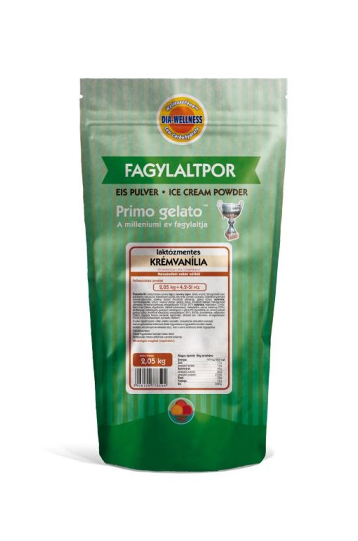 Dia-wellness laktózmentes krémvanília fagylaltpor 2,05 kg